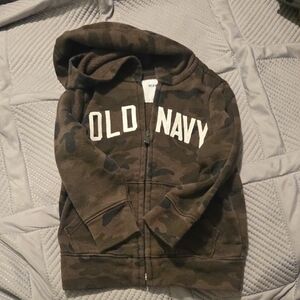 Old Navy Kids Brown Camo Hoodie